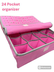 24 Pocket Multipurpose Socks Organizer